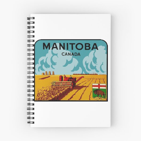 Item preview, Manitoba Canada Vintage Travel Decal designed and sold by hilda74.