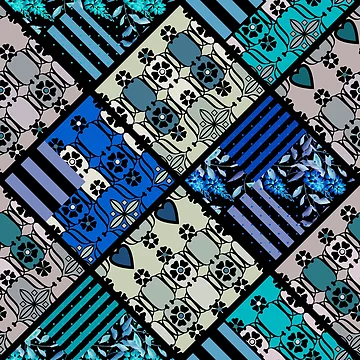 Artwork thumbnail, rustic patchwork by fuzzyfox