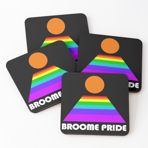 Item preview, Broome Pride Logo - white designed and sold by BroomePride.