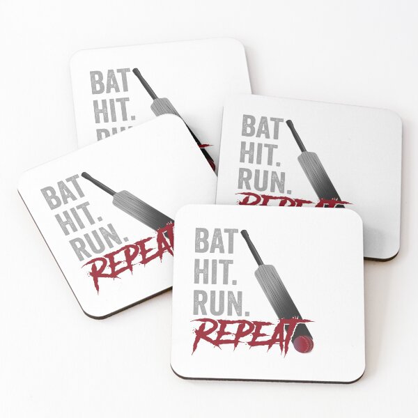 Item preview, Bat hit run repeat  Cricket Sports Fan designed and sold by PincGeneral.