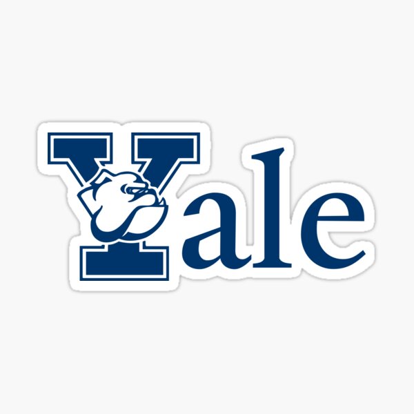 Yale Logo Sticker