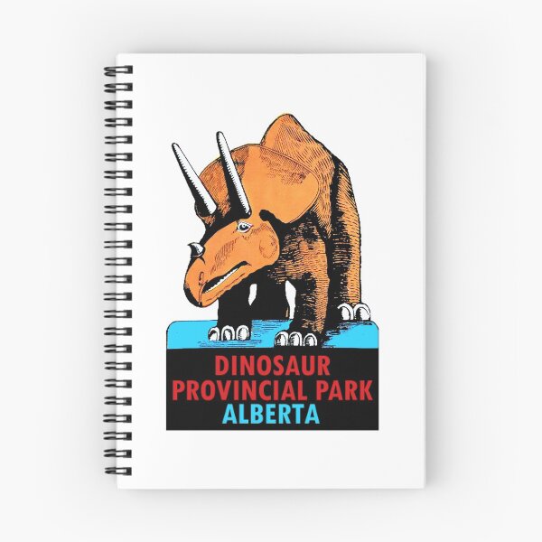 Item preview, Dinosaur Provincial Park Alberta Vintage Travel Decal designed and sold by hilda74.