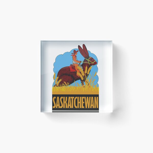 Item preview, Saskatchewan Canada Vintage Travel Decal designed and sold by hilda74.