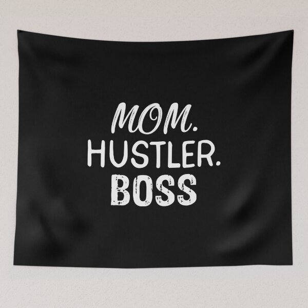 Item preview, Mom. Hustler. Boss. Working Mom Mother's Day Design designed and sold by woodsgoodsco.