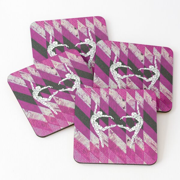 Item preview, Sports Stencil on Magenta Pattern designed and sold by danceink.