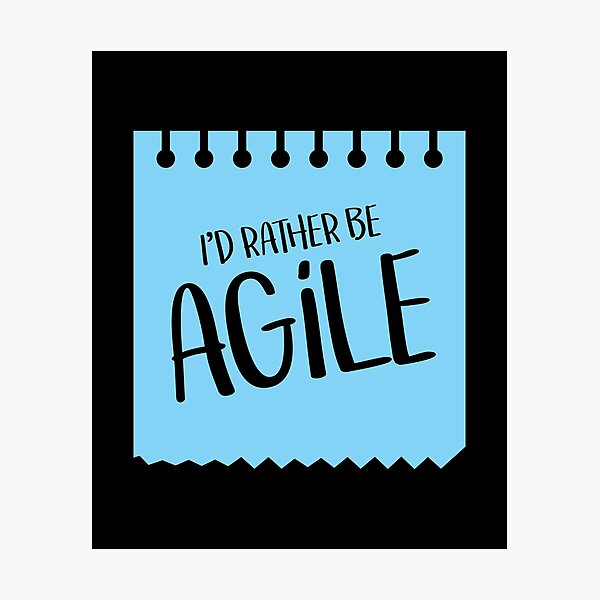 Artikel-Vorschau von Eher agiles Design für Scrum Project Management Masters, designt und verkauft von woodsgoodsco.