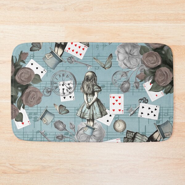 Item preview, Alice In Wonderland Collage - Vintage Blue designed and sold by maryedenoa.