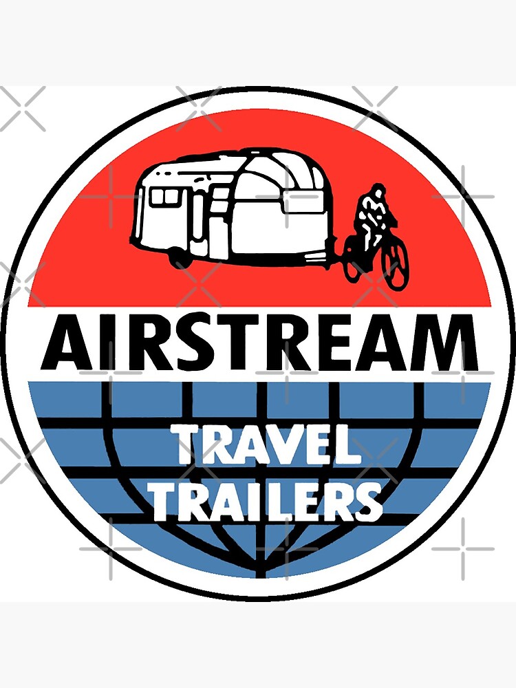 Airstream Travel Trailer Vintage Decal by hilda74