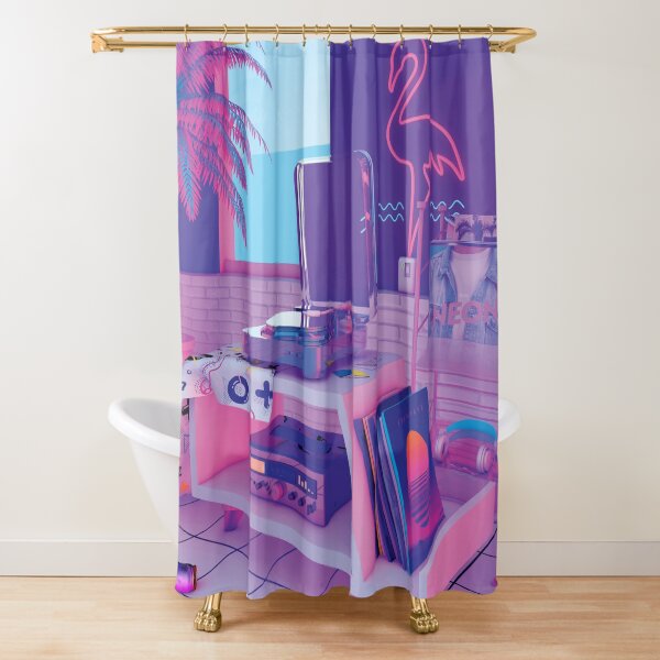 s p i n n i n g w a v e Shower Curtain