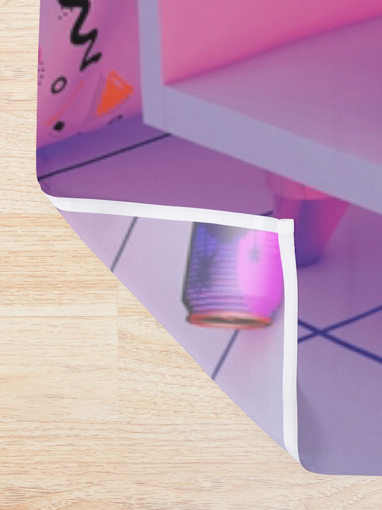 Alternate view of s p i n n i n g w a v e Shower Curtain