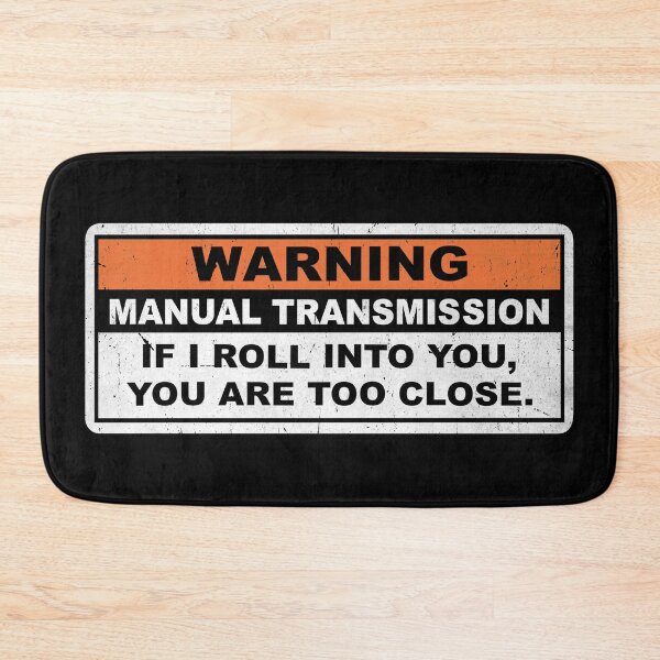 Item preview, Warning Manual Transmission designed and sold by DreadfulObject.