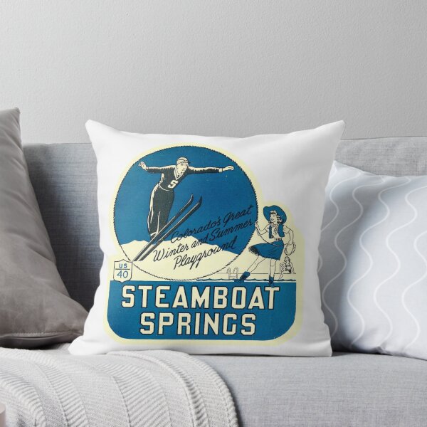 Item preview, Steamboat Springs Colorado Ski Vintage Travel Decal designed and sold by hilda74.
