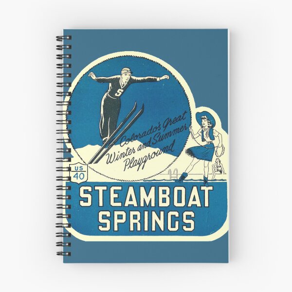 Item preview, Steamboat Springs Colorado Ski Vintage Travel Decal designed and sold by hilda74.