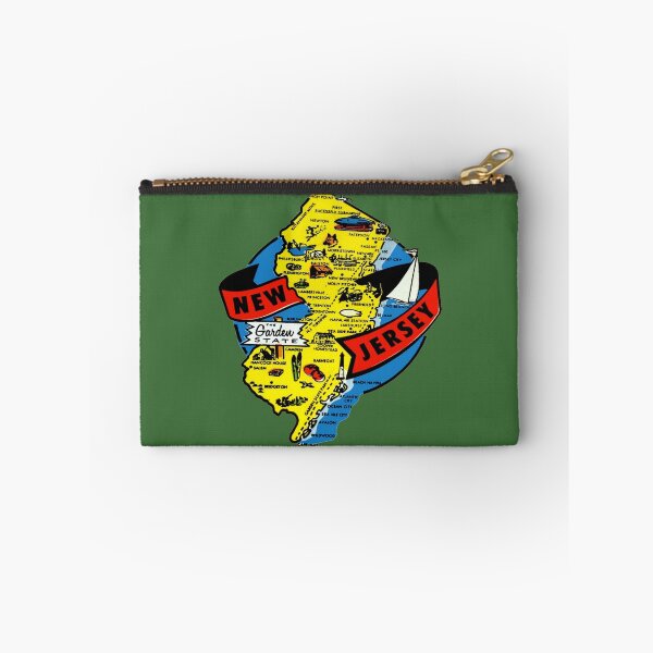 Item preview, New Jersey State Map Vintage Travel Decal designed and sold by hilda74.