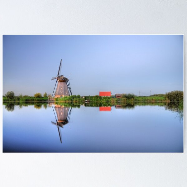 Aperçu de l'œuvre Kinderdijk in HDR créée et vendue par Hans Kool.