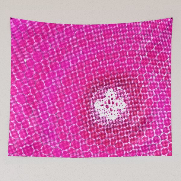Item preview, Crazy pink flowery cell skin designed and sold by John-Paul Sanders.