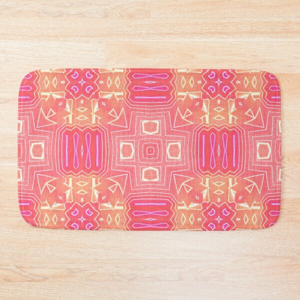 Item preview, Coral Orange Red Pink Yellow Hip Orient Bali Art designed and sold by LC Graphic Design Studio.