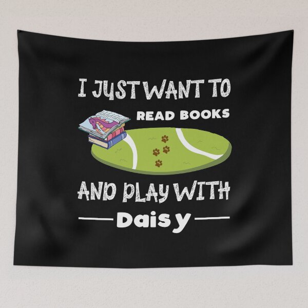 Item preview, Read Books Play With Daisy Dog Owner Bookworm designed and sold by Creekman Designs.