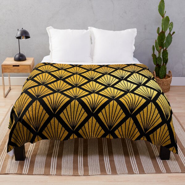 Item preview, Art Deco Pattern in (Faux) Gold and (Faux) Copper Hues designed and sold by DEC02.
