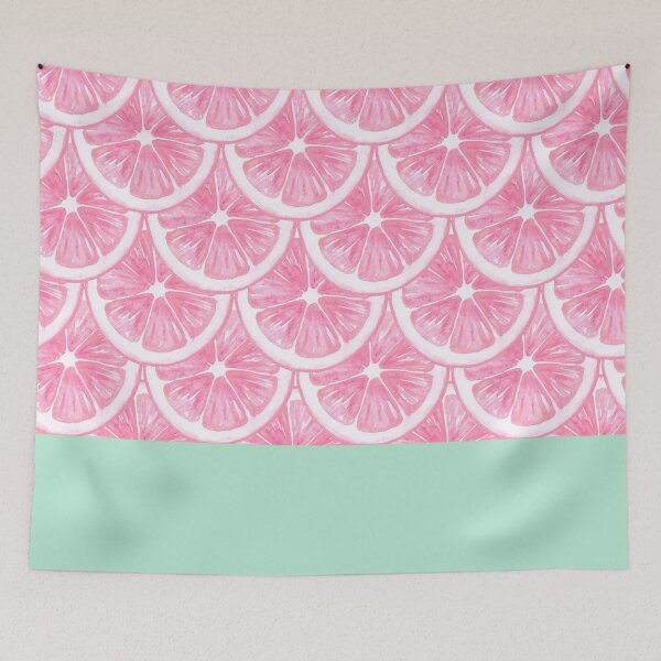 Item preview, Zesty splice - pink grapefruit designed and sold by Gale Switzer.