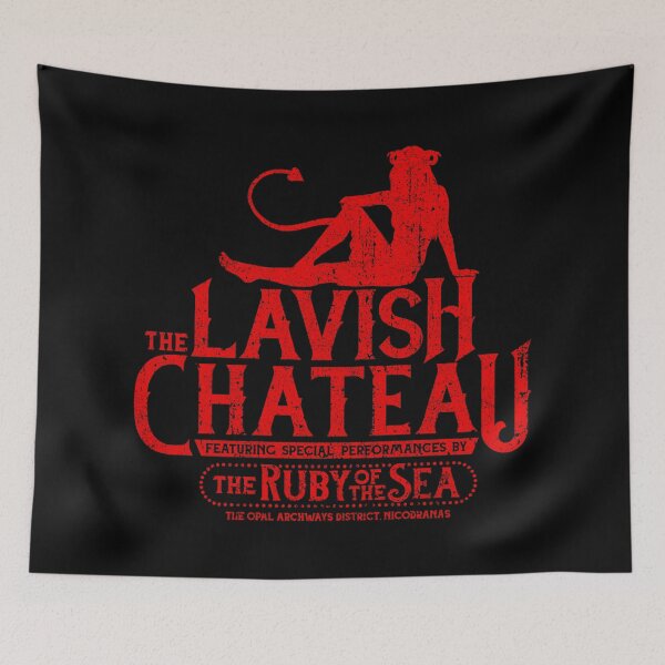 Item preview, The Lavish Chateau Featuring The Ruby of the Sea designed and sold by huckblade.
