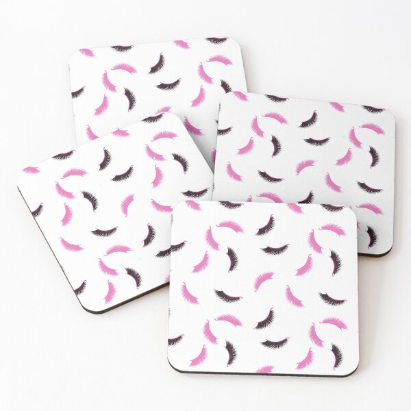 Item preview, Lashes with pink glitter  pattern designed and sold by sashica.