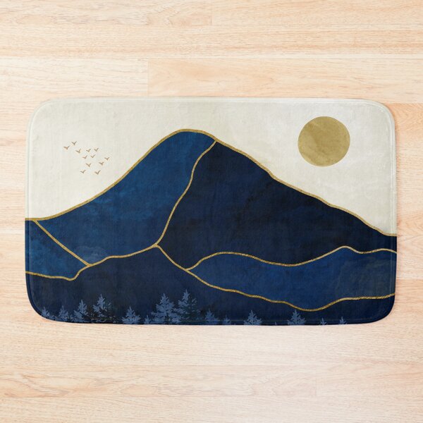 Item preview, Mount Hood // Picture of a Sapphire Blue Abstract Dream and the Oregon Mountain Wilderness designed and sold by 88mountainscape.