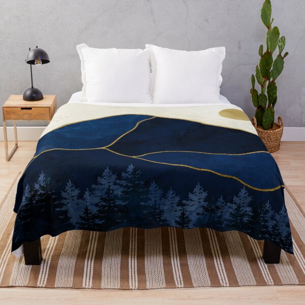 Item preview, Mount Hood // Picture of a Sapphire Blue Abstract Dream and the Oregon Mountain Wilderness designed and sold by 88mountainscape.