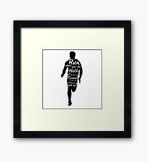 The Runner Framed Print
