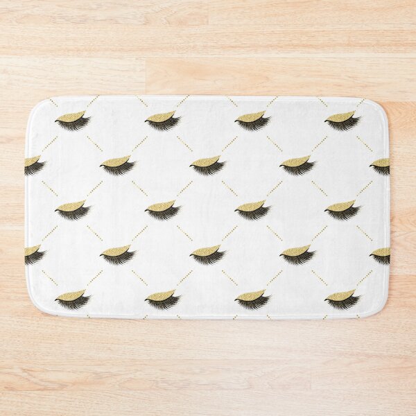 Item preview, Lashes with gold glitter  pattern designed and sold by sashica.