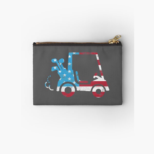 Item preview, Golf Cart American Flag - Patriotic Golfer graphic designed and sold by bkfdesigns.