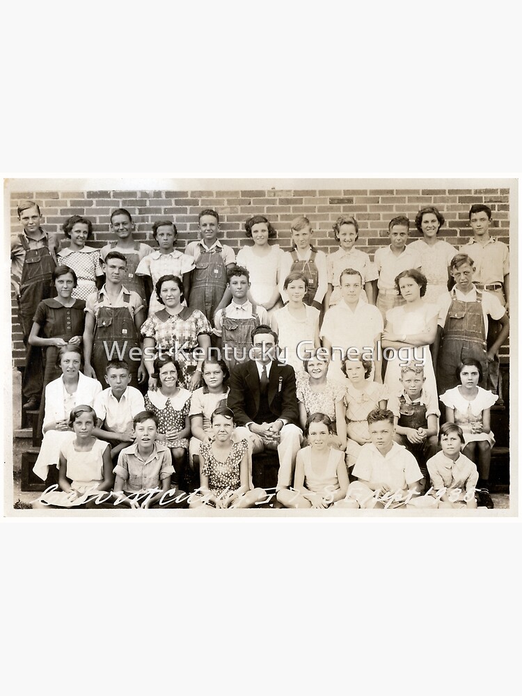 "SEPTEMBER 1935 CALVERT CITY SCHOOL GRADES 78, CALVERT CITY, KENTUCKY