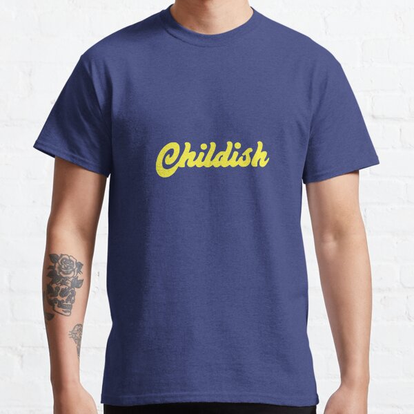 TGFBRO | CHILDISH (Yellow and Blue) Classic T-Shirt