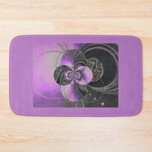 Item preview, Black And Purple Circular Patterns designed and sold by Faye Anastasopoulou.