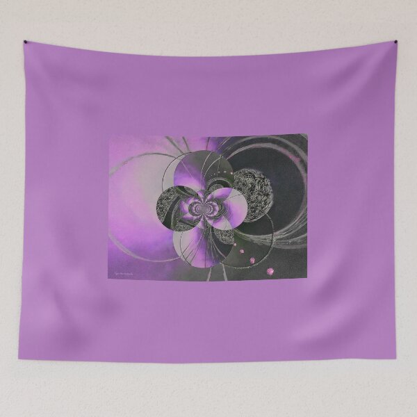Item preview, Black And Purple Circular Patterns designed and sold by Faye Anastasopoulou.