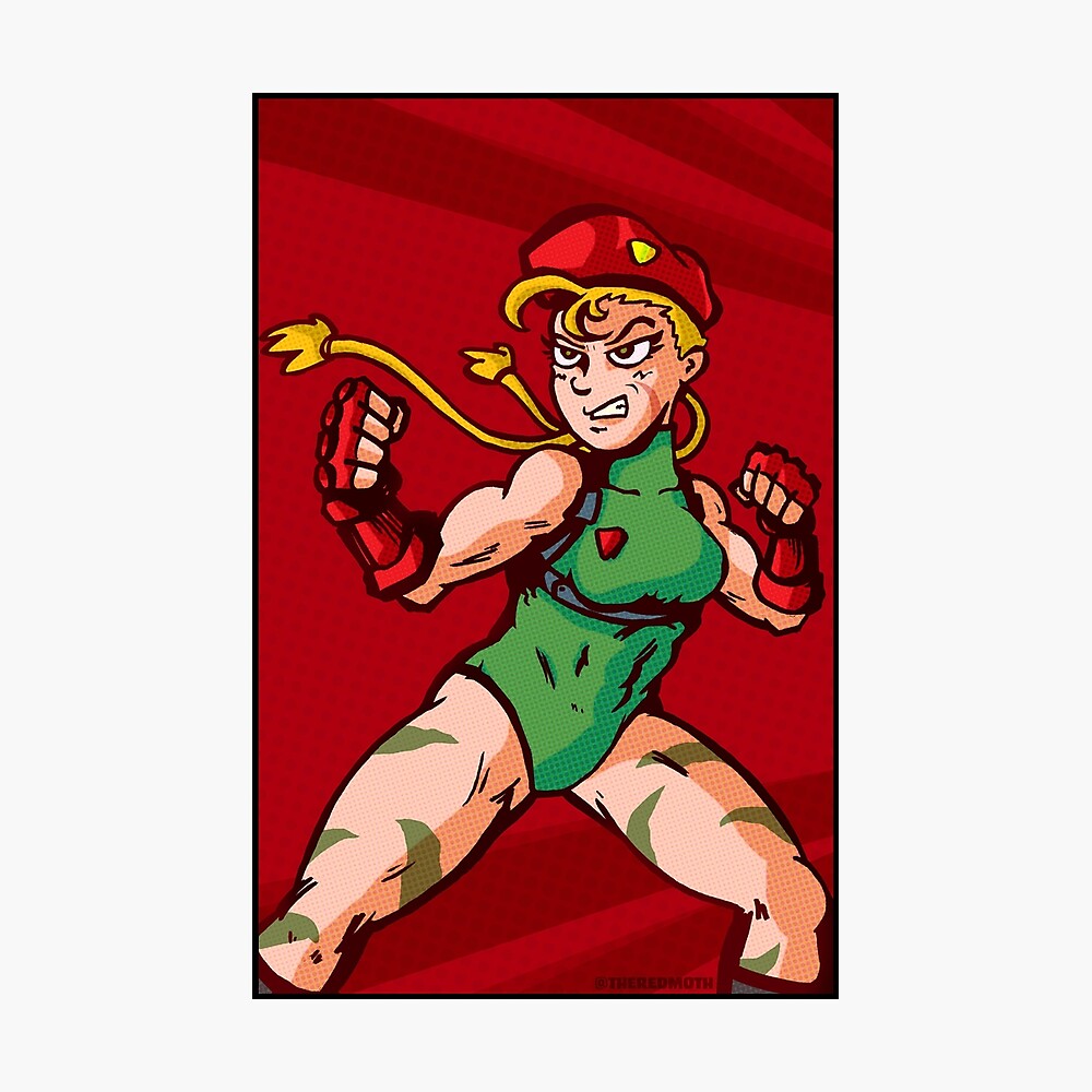 Cammy street fighter pixel sprite Greeting Card for Sale by