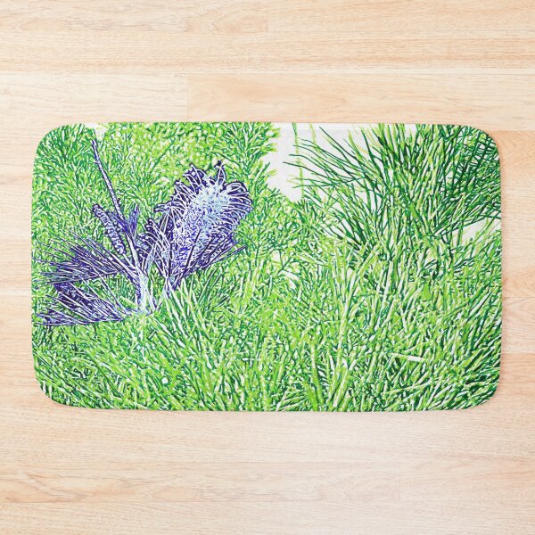 Item preview, Green and Blue Grevillea designed and sold by TripodDogShop.