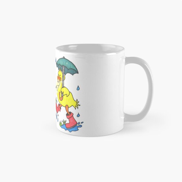 Item preview, Wet rainy duck with gum boots and umbrella designed and sold by lakazdi.