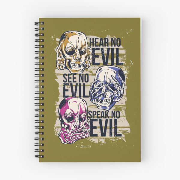 Item preview, Hear no evil, see no evil, speak no evil designed and sold by Vanditdesigns.