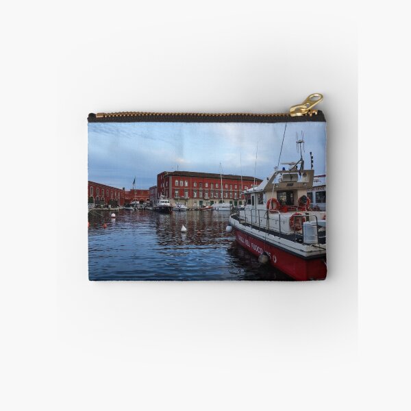 Item preview, Red Naples Harbor - Vigili del Fuoco designed and sold by Georgia Mizuleva.