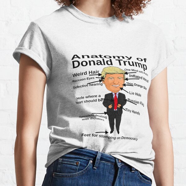 Anatomy of Donald Trump Funny Anti Trump Treason Russia Short-Sleeve Unisex T-Shirt Classic T-Shirt
