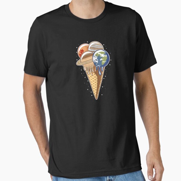 Camiseta esencial con la obra «Helados, helados, universo