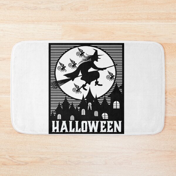 Item preview, Happy Halloween Spooky Scary Witch with Flying Monkeys designed and sold by funnytshirtemp.