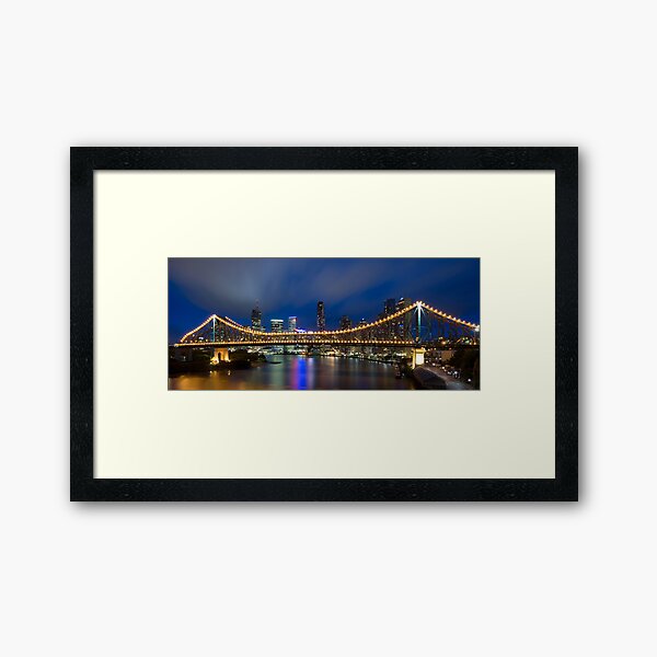Story Bridge Framed Art Print