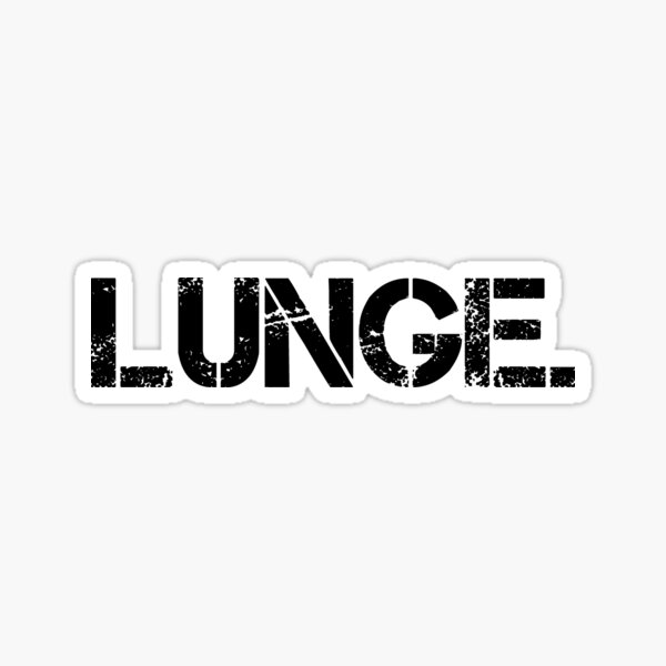 Lunge Yoga Pose Sticker