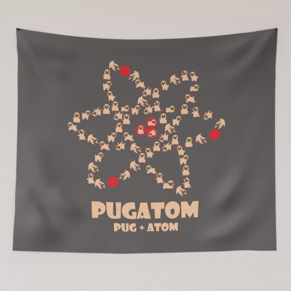 Item preview, Pug  atom designed and sold by BigThoughts.