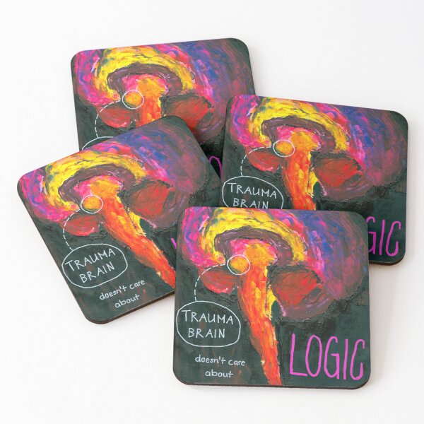 Item preview, Trauma brain doesn't care about logic  designed and sold by lenaliluna.