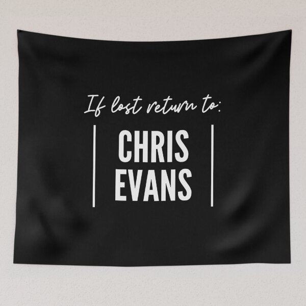 Item preview, If lost return to Chris Evans designed and sold by Nessire.