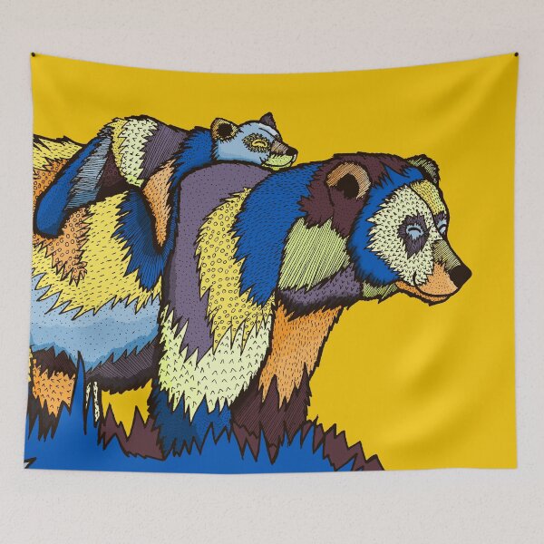Item preview, The two bears designed and sold by Swadeillustrations.