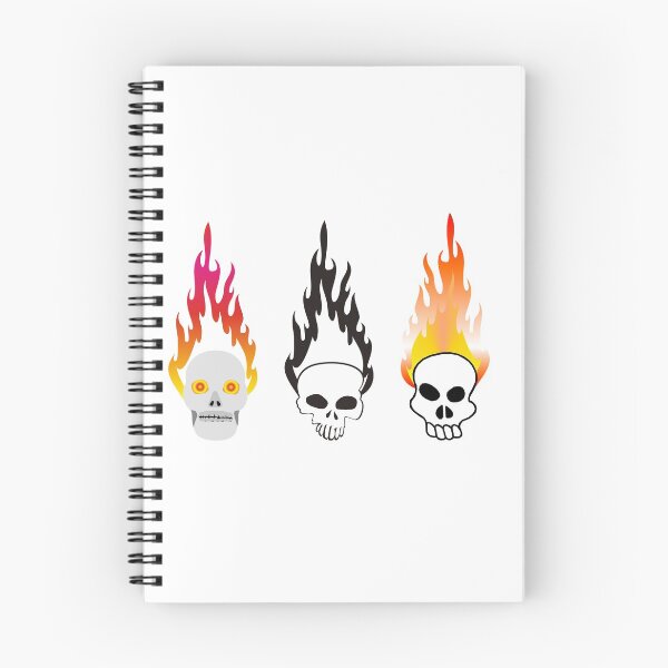 Item preview, Three flaming skulls designed and sold by queensoft.